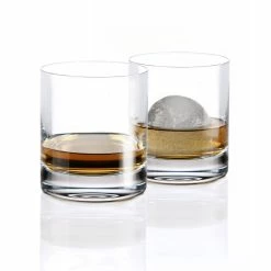 Cashs Crystal Cashs Ireland, Grand Cru Handmade Irish Whiskey DOF Glasses, Pair