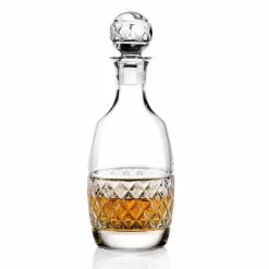 Cashs Crystal Cashs Ireland Cooper Rounded Whiskey Decanter