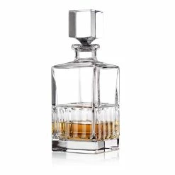 Cashs Crystal Cashs Ireland, Dunloe Square Whiskey Decanter