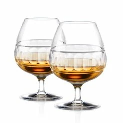 Cashs Crystal Cashs Ireland, Dunloe Large Brandy, Cognac Glasses 1+1 Free
