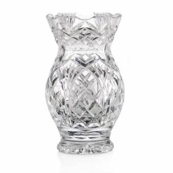 Cashs Crystal Cashs Ireland 7" Oak Vase