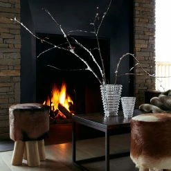 Baccarat Crystal, Eye 16 1/2" XL Oval Vase, Clear