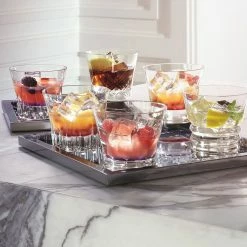 Baccarat Crystal, Everyday Classic Assorted DOF Tumblers, Gift Boxed Set Of Six -wine set shop 2809854B a4