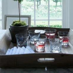 Baccarat Crystal, Everyday Classic Assorted DOF Tumblers, Gift Boxed Set Of Six -wine set shop 2809854B a6