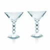 Baccarat Crystal Vega Martini Glasses Clear, Pair