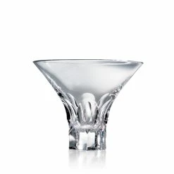 Steuben Tortoise Stemless Martini Glass, Single