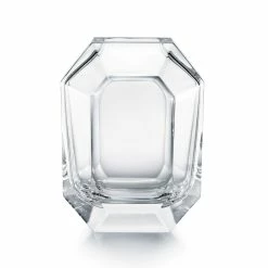 Baccarat Crystal Octogone 10" Vase, Clear