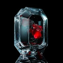 Baccarat Crystal Octogone 10" Vase, Clear -wine set shop 2812772B a8