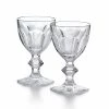 Baccarat Crystal Harcourt Etched Wine Glass #3, Pair 2 Baccarat Crystal Harcourt Etched Wine Glass #3, Pair -wine set shop 2814465B a1