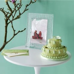 Baccarat Crystal Baccarat Eye 5x7" Picture Frame, Clear -wine set shop 2814855B a3