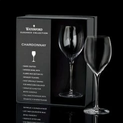 Waterford Crystal, Elegance Chardonnay Wine Glasses, Pair -wine set shop 40001097 elegancechadonnay a1