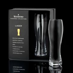 Waterford Crystal, Elegance Lager Glasses, Pair -wine set shop 40001110 elegancelager a1