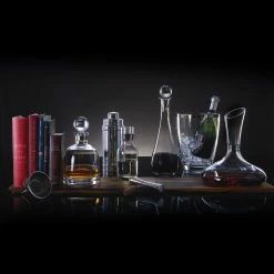 Waterford Crystal, Elegance Wine Carafe With Platinum Band -wine set shop 40001120 w elegancedecanter1200