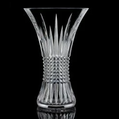 Waterford Crystal, House Of Waterford Trilogy Lismore Diamond 12" Vase -wine set shop 40010698 a3