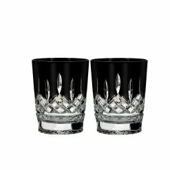 Waterford Crystal Waterford Lismore Black DOF Tumblers, Pair