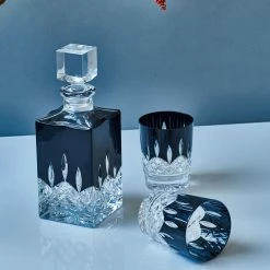 Waterford Crystal Waterford Lismore Black DOF Tumblers, Pair 5 Waterford Crystal Waterford Lismore Black DOF Tumblers, Pair -wine set shop 40021871 a3