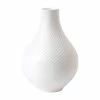 Wedgwood China White Folia Bulb 9" Vase -wine set shop 40032149 a1