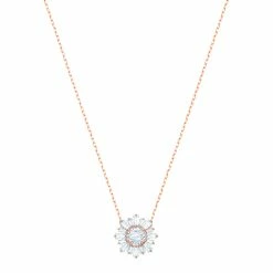 Swarovski Crystal Swarovski Sunshine Pendant, White, Rose Gold