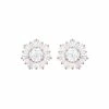 Swarovski Crystal Swarovski Sunshine Pierced Earrings, White, Rose Gold -wine set shop 5459597 a1