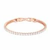 Swarovski Crystal And Rose Gold Tennis Bracelet 4 Swarovski Crystal And Rose Gold Tennis Bracelet -wine set shop 5464948 a1