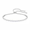 Swarovski Crystal Swarovski Subtle Bracelet, White, Rhodium -wine set shop 5465384 a1