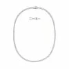 Swarovski Crystal Swarovski Tennis Deluxe Necklace, White, Rhodium -wine set shop 5494605 a1