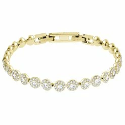 Swarovski Crystal Swarovski Angelic Bracelet, White, Gold