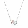 Swarovski Crystal Swarovski Pink Crystal Rhodium Attract Soul Necklace -wine set shop 5517115 a1