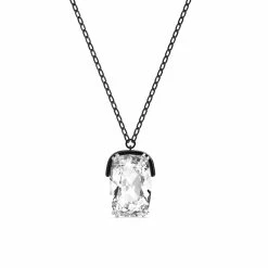 Swarovski Harmonia Pendant, Oversized Crystals, White, Mixed Metal Finish