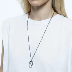 Swarovski Harmonia Pendant, Oversized Crystals, White, Mixed Metal Finish -wine set shop 5600042 a3