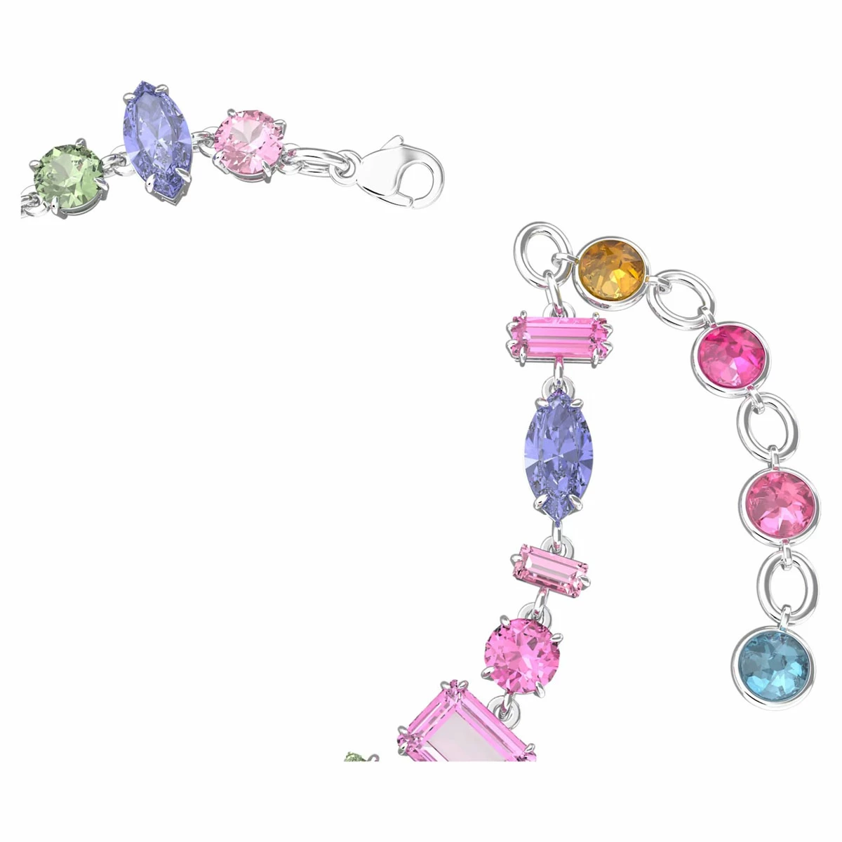 Swarovski Gema Bracelet, Multicolored, Rhodium Plated 3 Swarovski Gema Bracelet, Multicolored, Rhodium Plated - Image 3