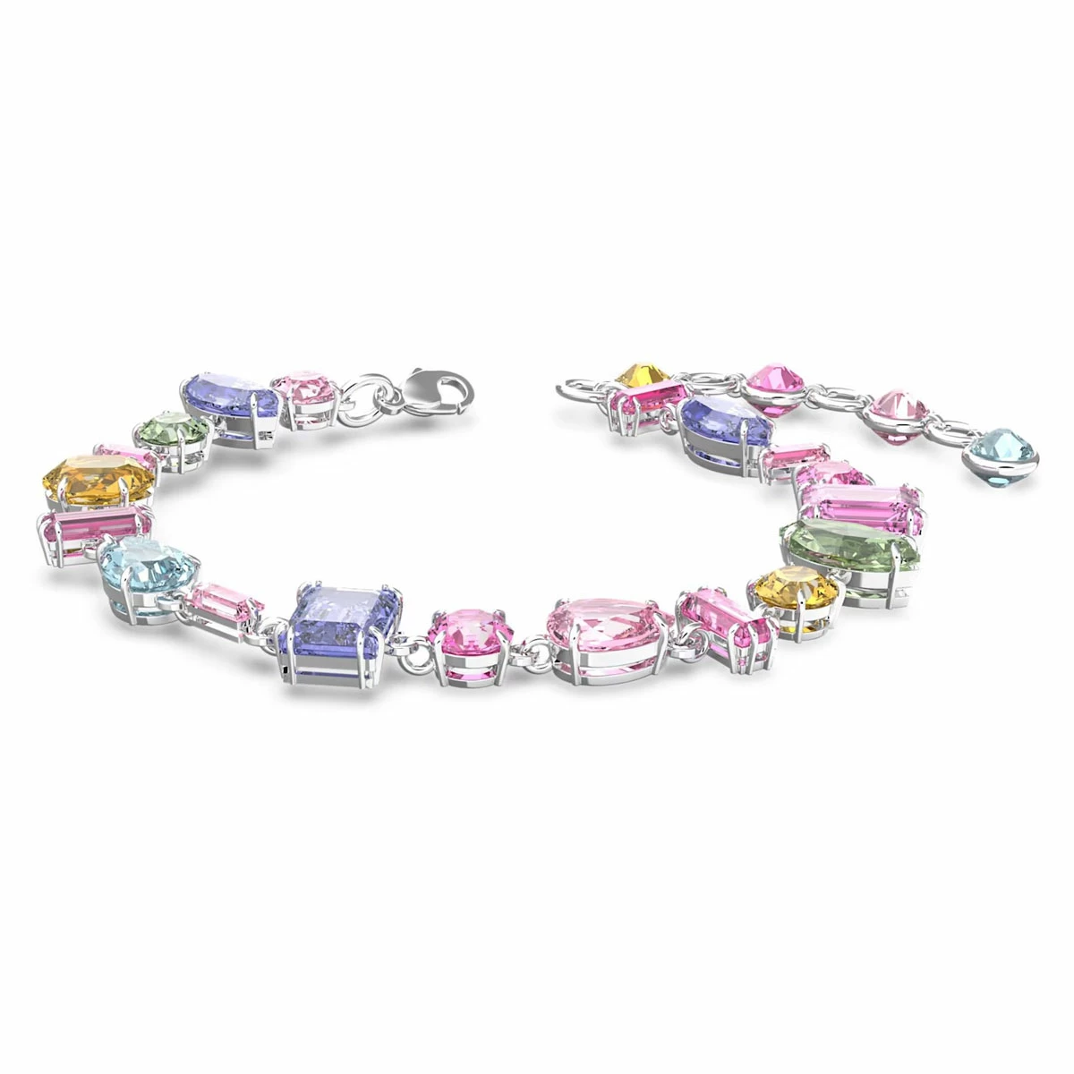 Swarovski Gema Bracelet, Multicolored, Rhodium Plated 4 Swarovski Gema Bracelet, Multicolored, Rhodium Plated - Image 4