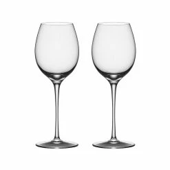 Orrefors Kosta Boda Orrefors Premier Riesling Wine Glasses, Pair