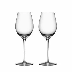 Orrefors Kosta Boda Orrefors Premier Chardonnay Wine Glasses, Pair