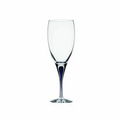 Orrefors Kosta Boda Orrefors Crystal, Intermezzo Blue Crystal Wine Claret, Single