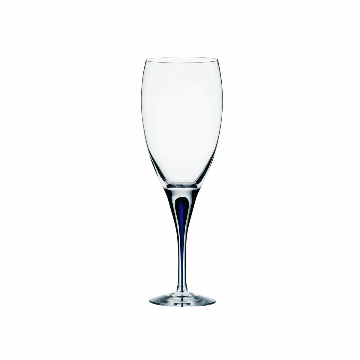 Orrefors Kosta Boda Orrefors Crystal, Intermezzo Blue Crystal Wine Claret, Single 1 Orrefors Kosta Boda Orrefors Crystal, Intermezzo Blue Crystal Wine Claret, Single