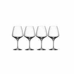 Orrefors Kosta Boda Orrefors Crystal, Pulse Crystal Wine Glasses, Set Of Four