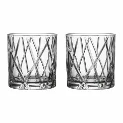 Orrefors Kosta Boda Orrefors City DOF Pair