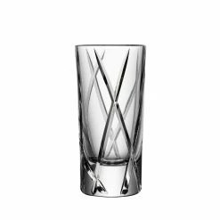 Orrefors Kosta Boda Orrefors City Shot Glasses, Pair