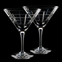 Orrefors Kosta Boda Orrefors Crystal, Street Crystal Martini, Pair -wine set shop 6540106 a4