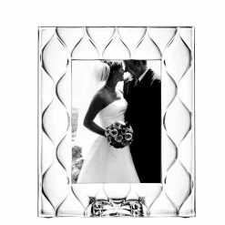 Orrefors Kosta Boda Orrefors Diamond 5x7" Crystal Picture Frame
