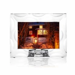 Orrefors Kosta Boda Orrefors Crystal, Wave 4x6" Picture Frame