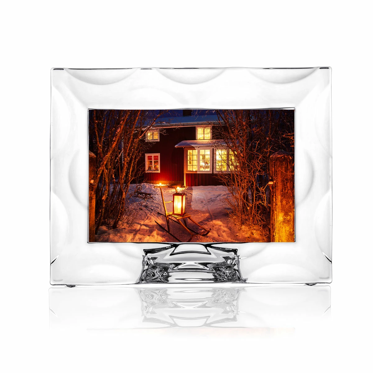 Orrefors Kosta Boda Orrefors Crystal, Wave 4x6" Picture Frame 1 Orrefors Kosta Boda Orrefors Crystal, Wave 4x6" Picture Frame
