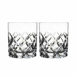 Orrefors Kosta Boda Orrefors Crystal, Sofiero Old Fashioned Tumbler Glass, Pair -wine set shop 6719845 a1