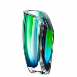 Royal Scandinavia Kosta Boda Mirage 8" Vase, Blue And Green