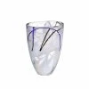 Orrefors Kosta Boda Kosta Boda 8" Contrast Crystal Vase, White -wine set shop 7041011 a1