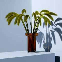 Orrefors Kosta Boda Kosta Boda Limelight Amber Tall 9" Vase -wine set shop 7042114 a2