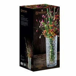 Nachtmann Portmeirion USA Nachtmann Dancing Stars Bossa Nova Square 11" Vase -wine set shop 80729R a3