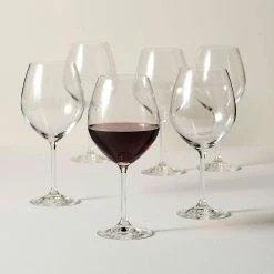 Lenox Tuscany Classics, Classic Red Wine Glasses, Set Of 6 -wine set shop 831664L a2