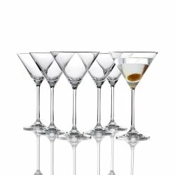 Lenox Tuscany Classics, Cocktail Martini Glasses, Set Of Six